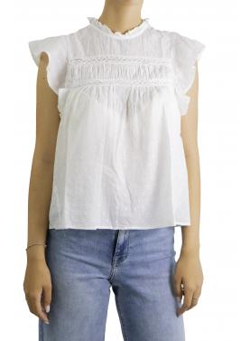 Blusa con volant Only